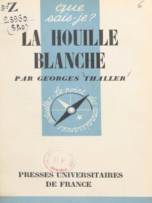 cover image of La houille blanche